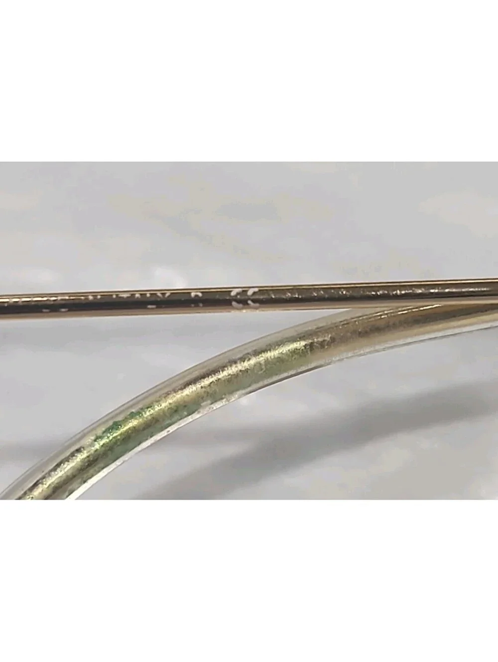 Ray Ban RB3136 Caravan 001 No Lenses Gold Metal Sunglasses Frame Only 55-15